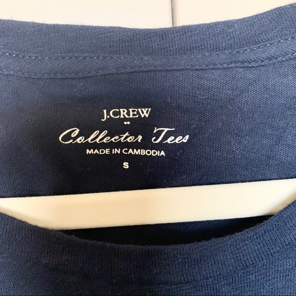 J.Crew Collector Tee Navy Blue with Gold Anchor - Picture 3 of 3